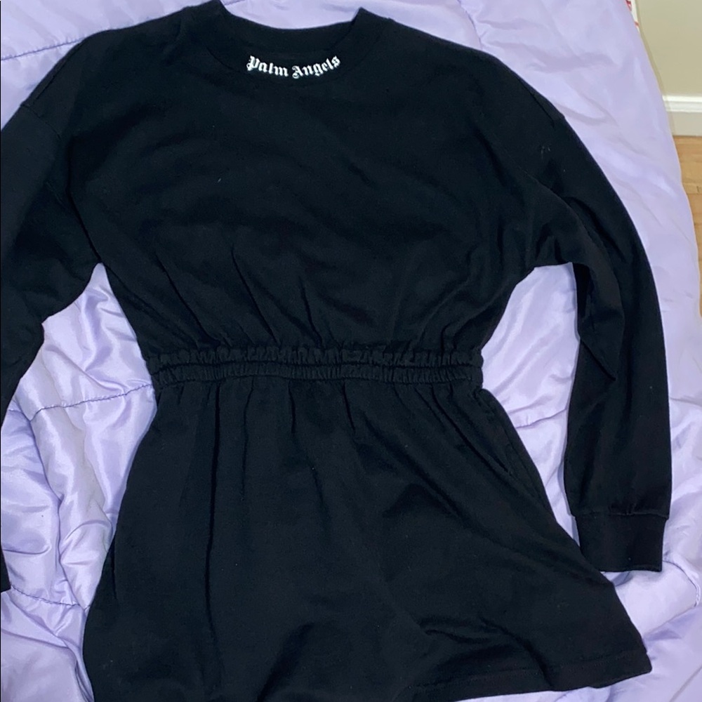 Palm Angels Black Long Sleeve Tunic